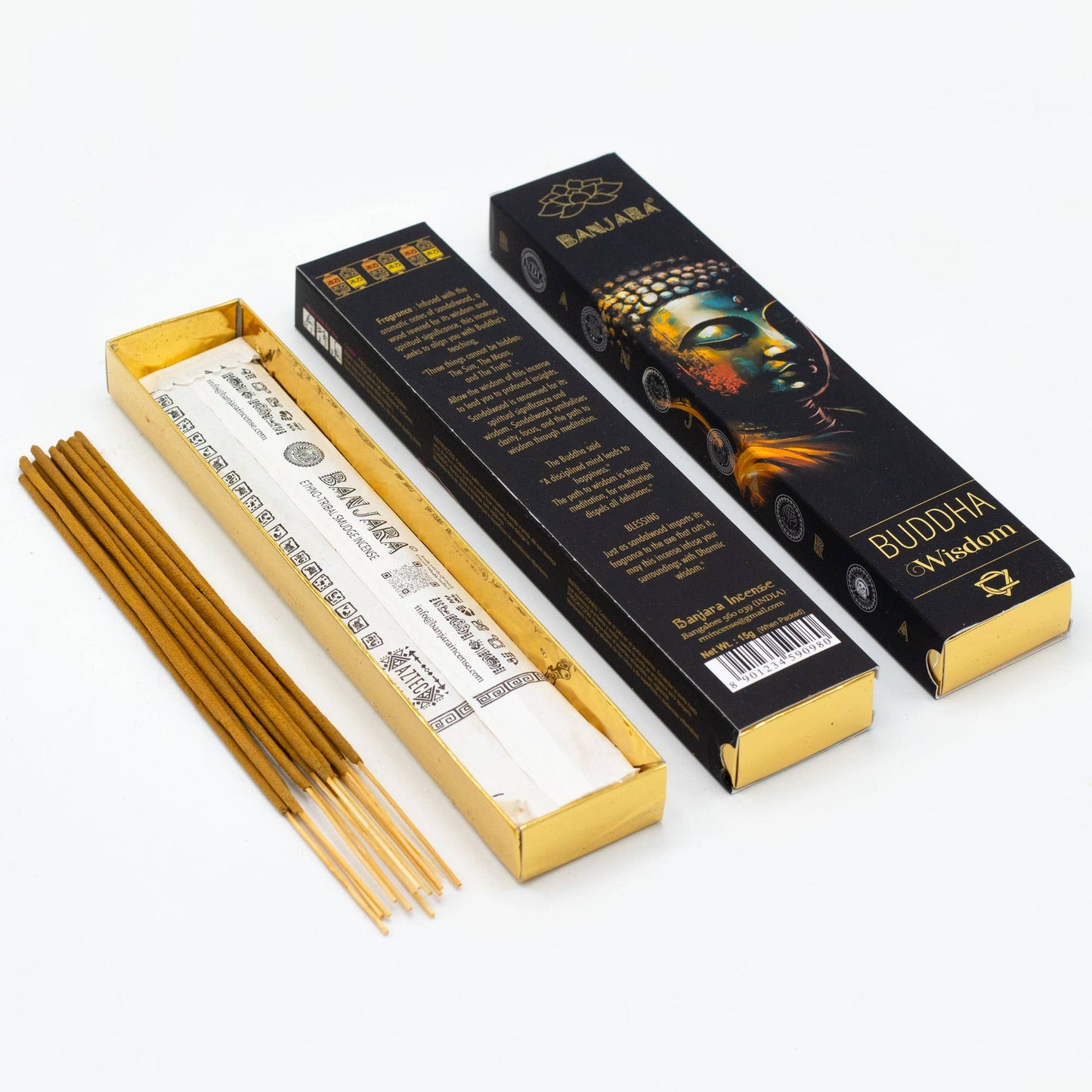 Wisdom Buddha Incense Sticks 15gms Banjara