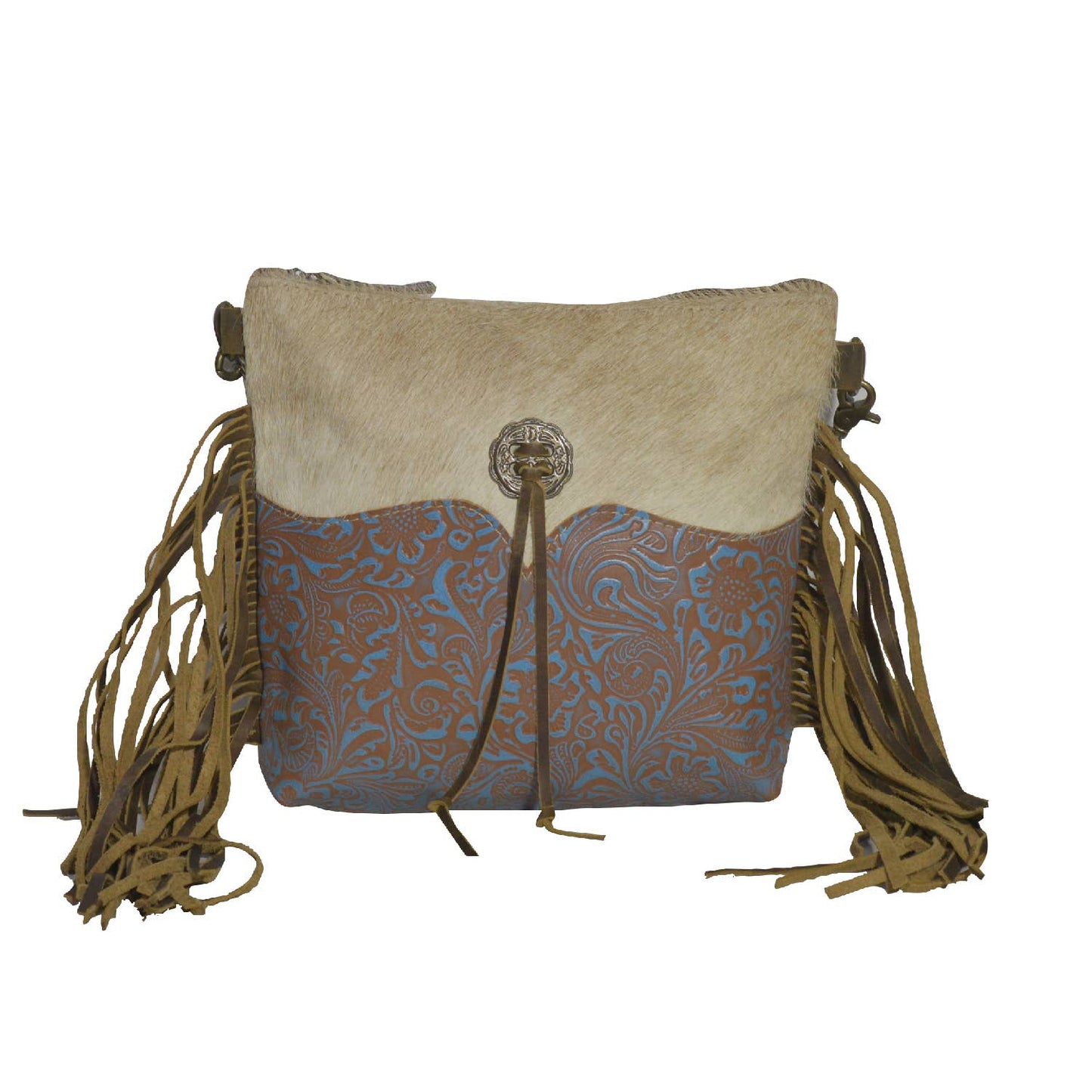 Leather & Hairon Women's Laser Crossbody