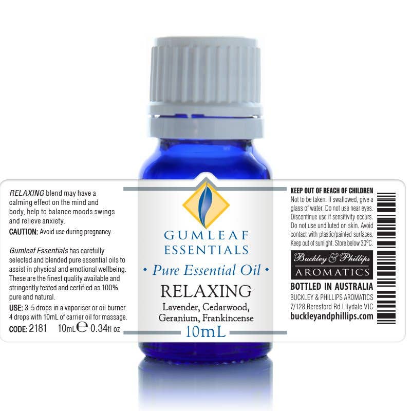 Relaxing Essential Oil Blend