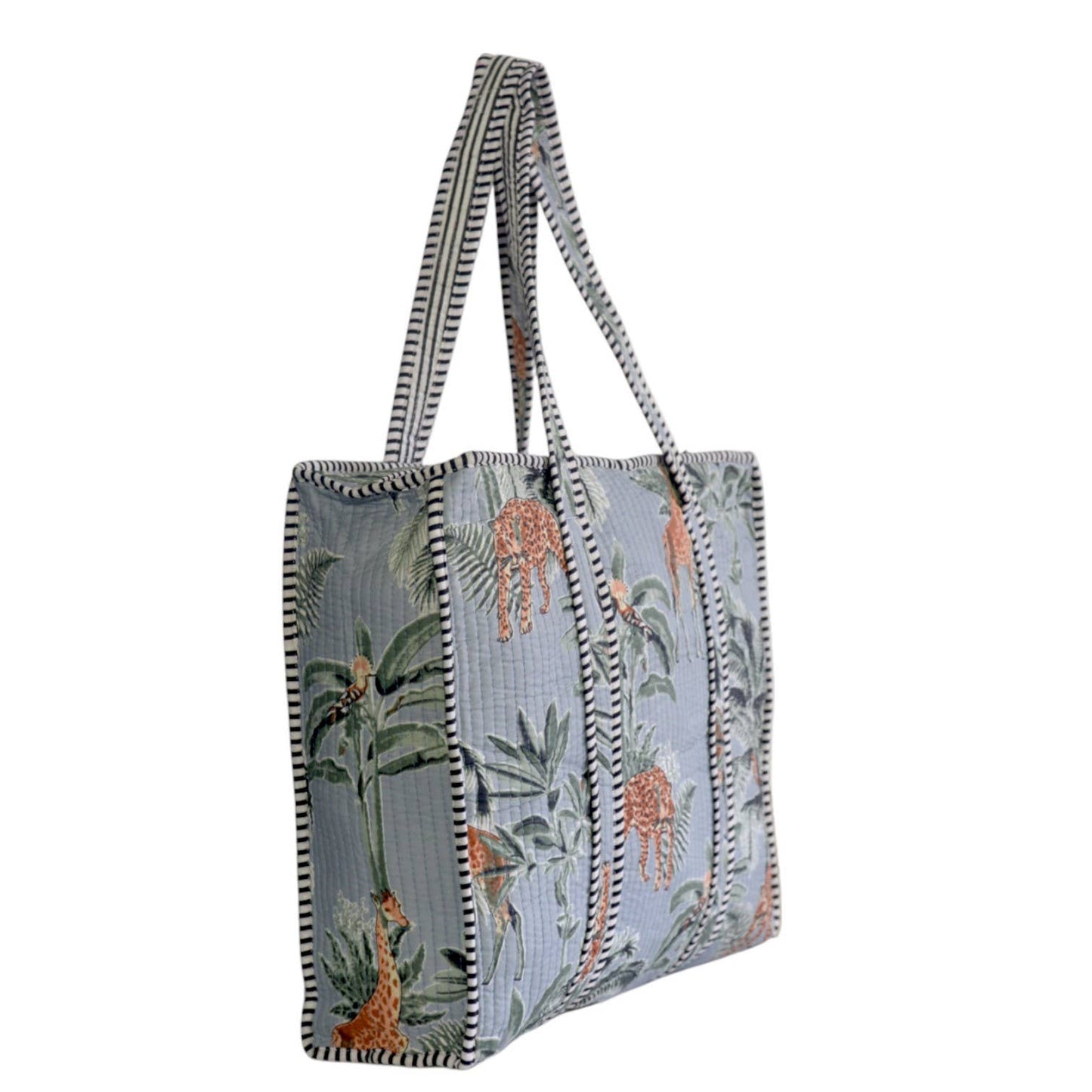 Animal Quilt Messenger Bag