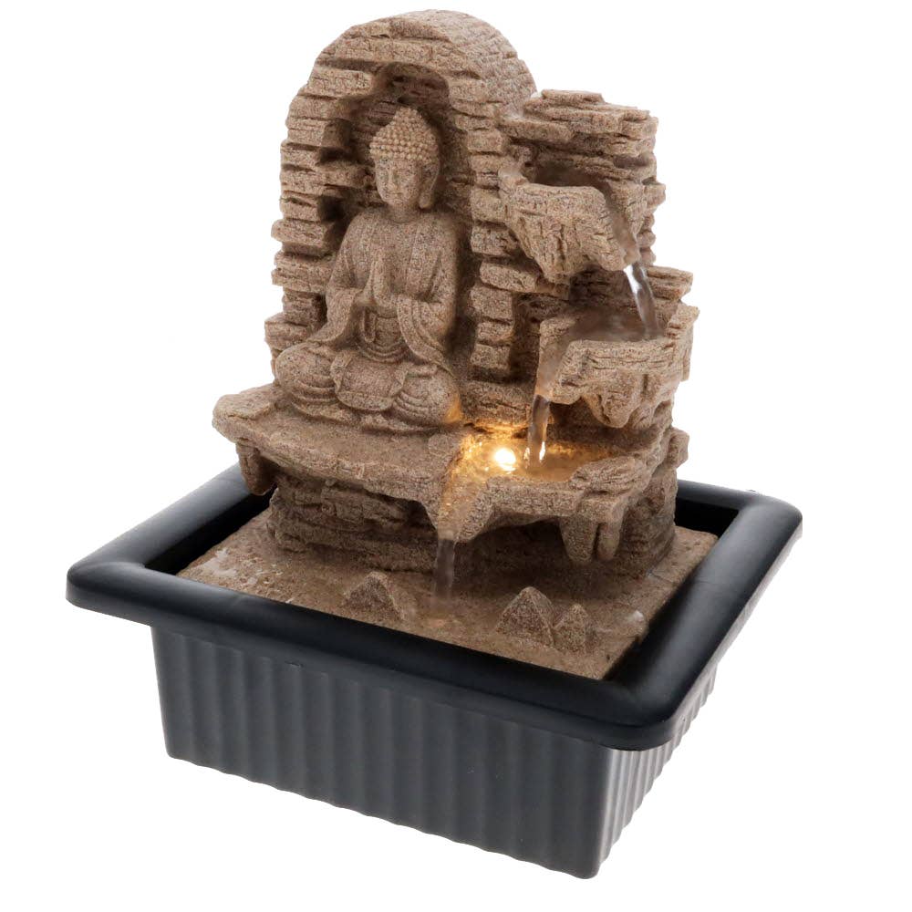 Buddha Fountain with Light