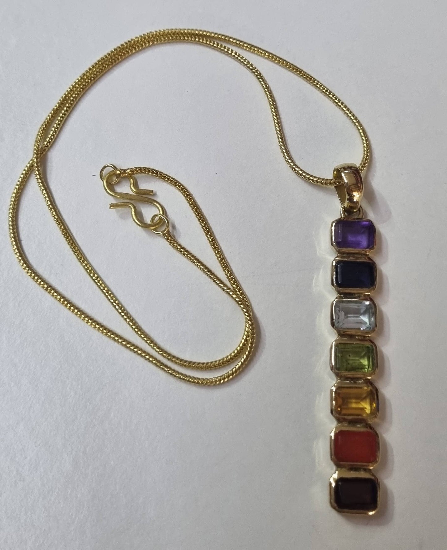 Brass Chakra Pendant