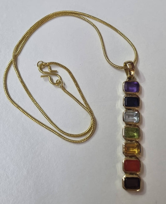 Brass Chakra Pendant