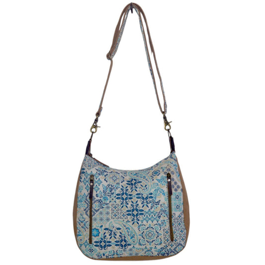 Canvas & Leather Qizo Shoulder Bag