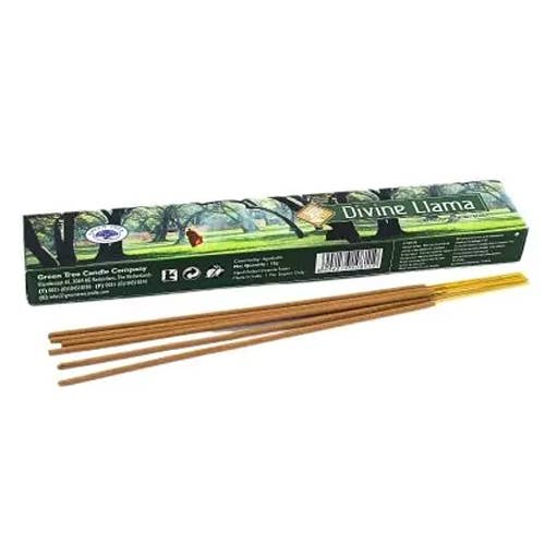 Divine Lama Incense 15gms Sticks Green Tree