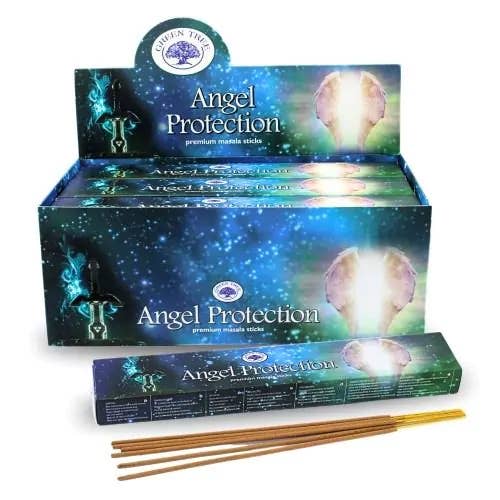 Angel Protection Incense 15gms Sticks Green Tree