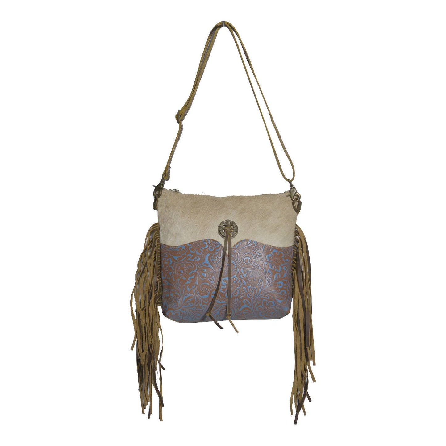 Leather & Hairon Women's Laser Crossbody