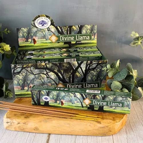 Divine Lama Incense 15gms Sticks Green Tree
