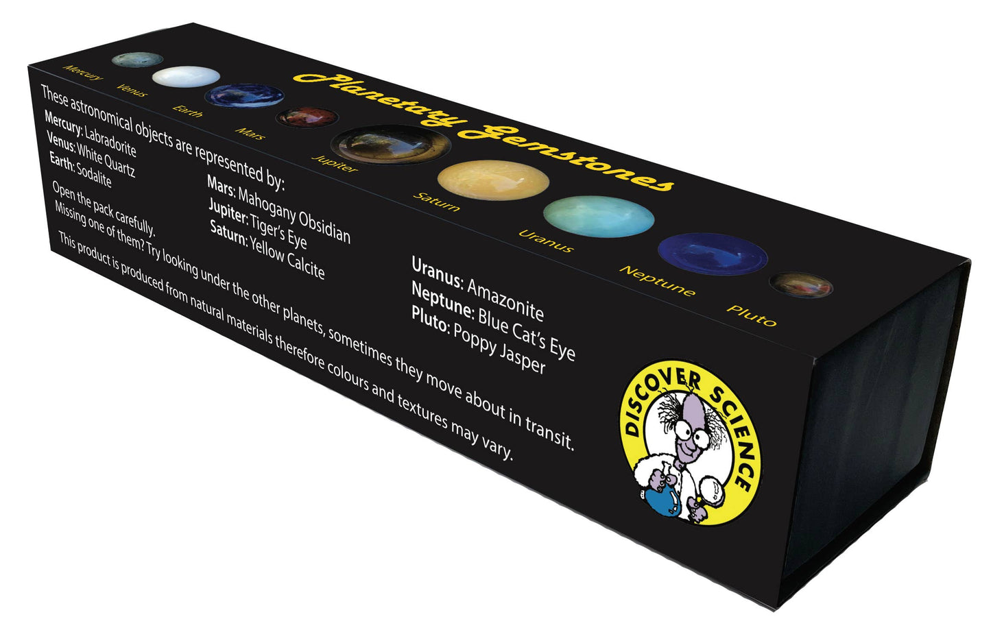 Planetary Gemstones Gift Box. Pack of 6