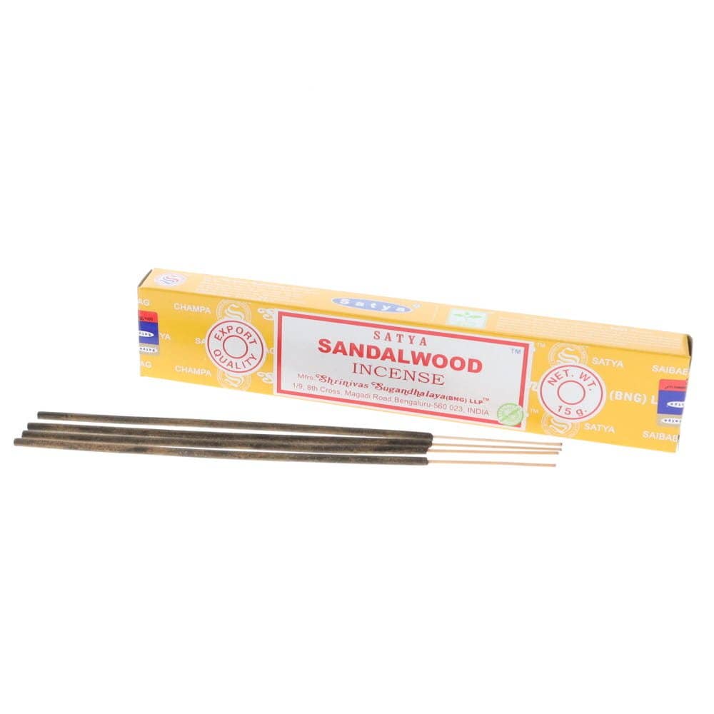 Sandalwood Incense 15gms Sticks Satya (BNG)