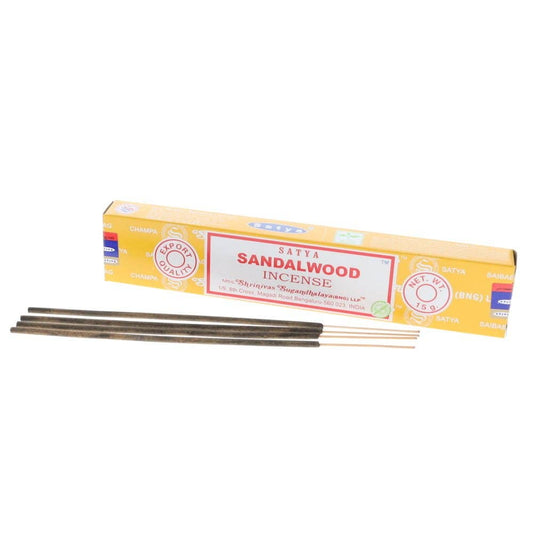 Sandalwood Incense 15gms Sticks Satya (BNG)
