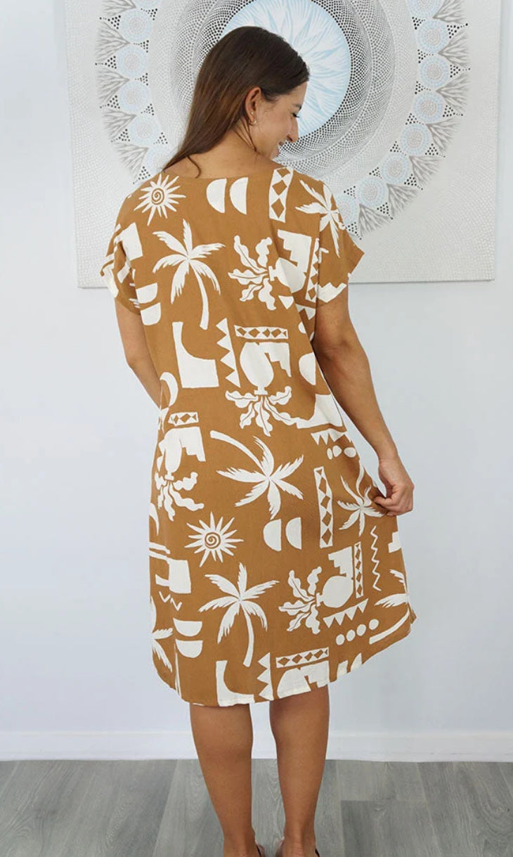 Michelle Dress Alpaca Print