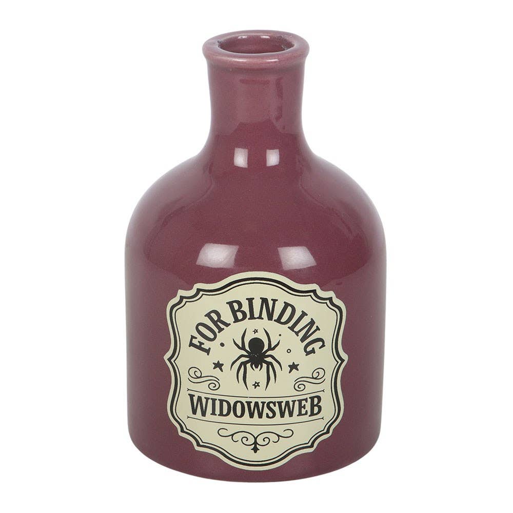 Widowsweb Potion Bottle Vase and Candle Holder