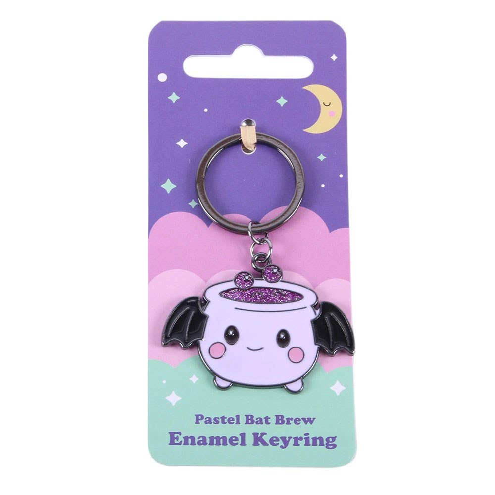 Pastel Batbrew Cauldron Keyring