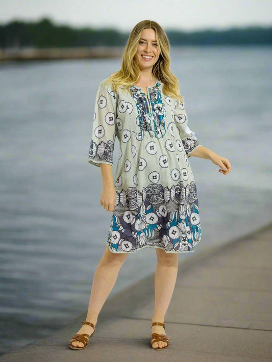 Bangalow Boho Dress In Pale Dawn