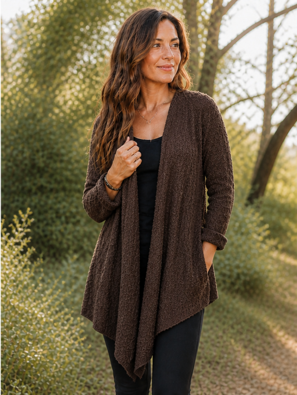 LONG KNIT CARDIGAN