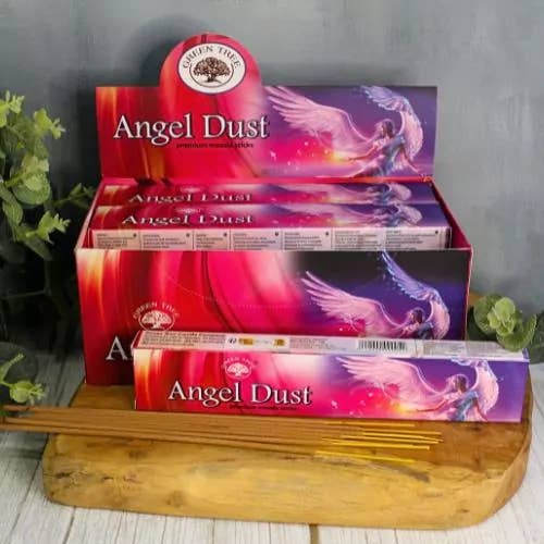 Angel Love Incense 15gms Sticks Green Tree