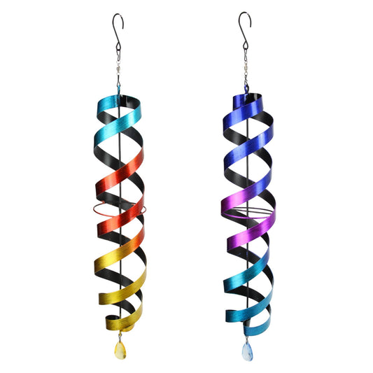 Metal Multi Coloured Spinner 2 Asstd
