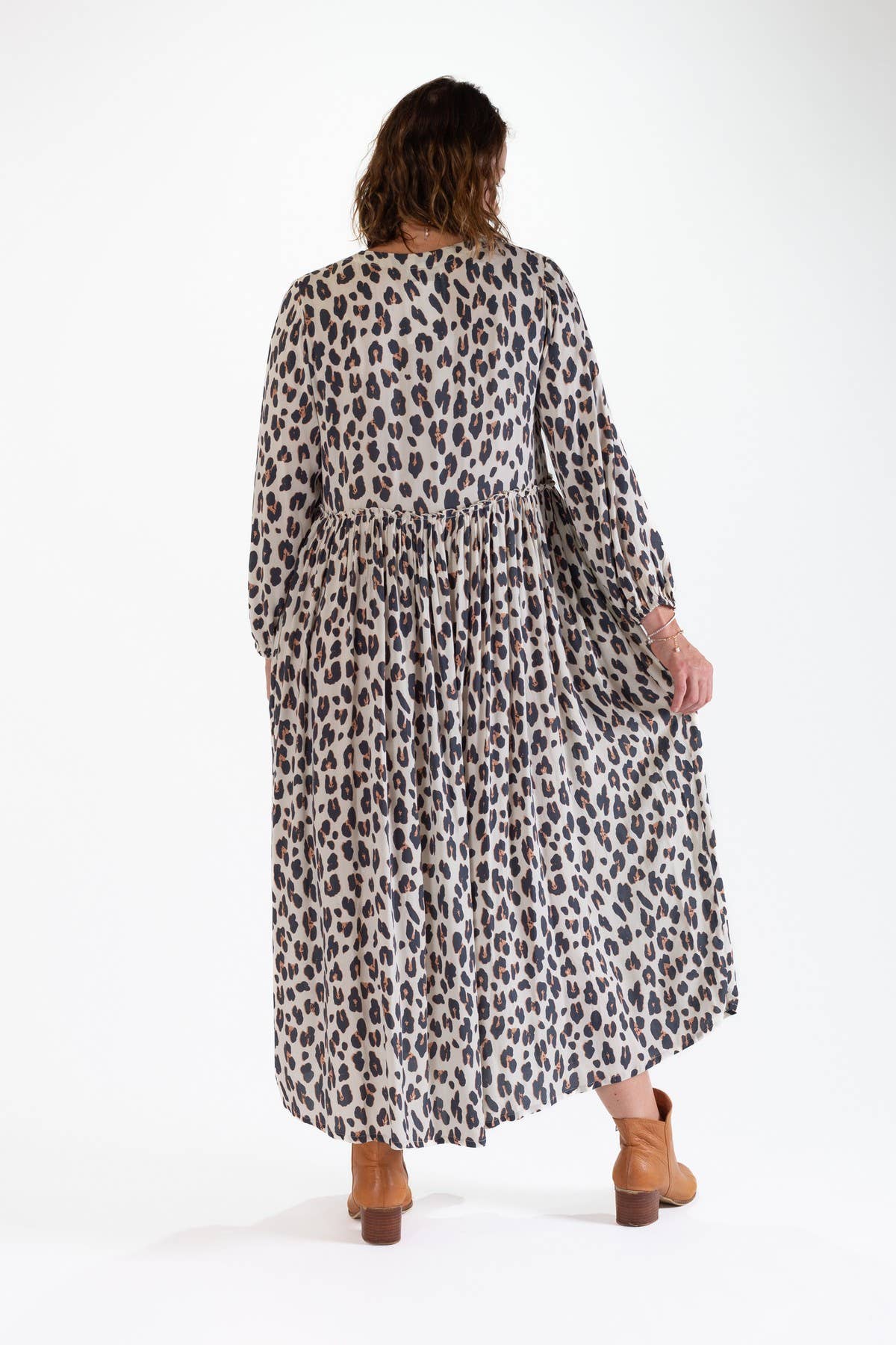 MILA MAXI DRESS - LEOPARD PRINT