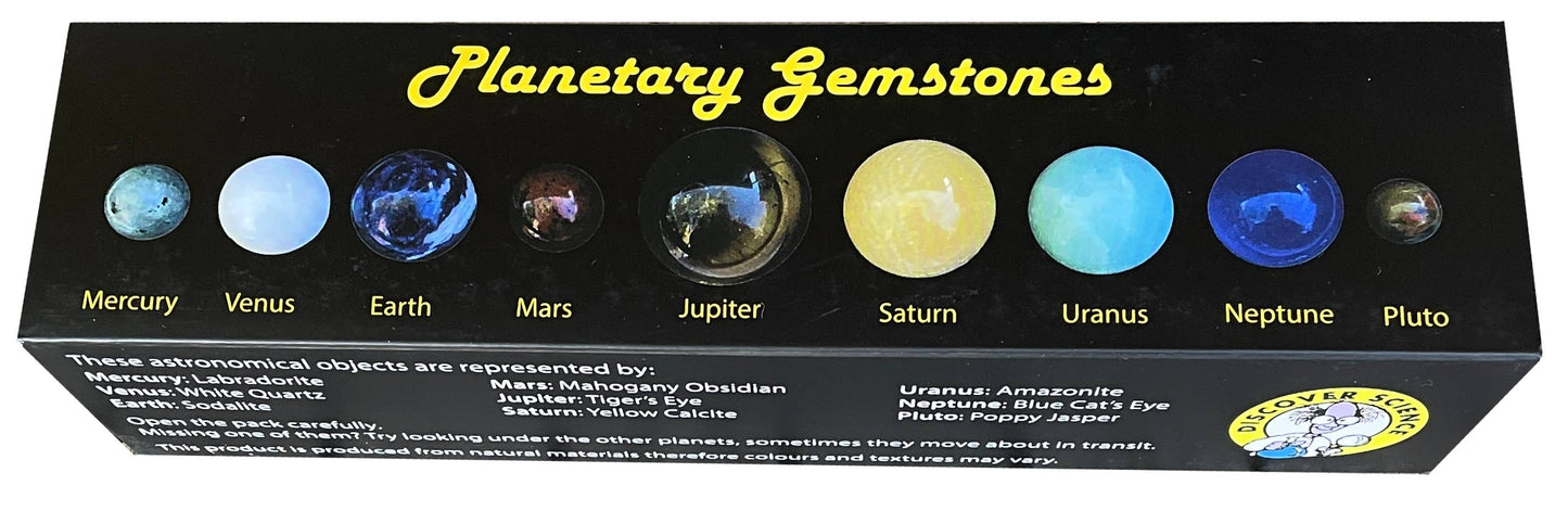 Planetary Gemstones Gift Box. Pack of 6