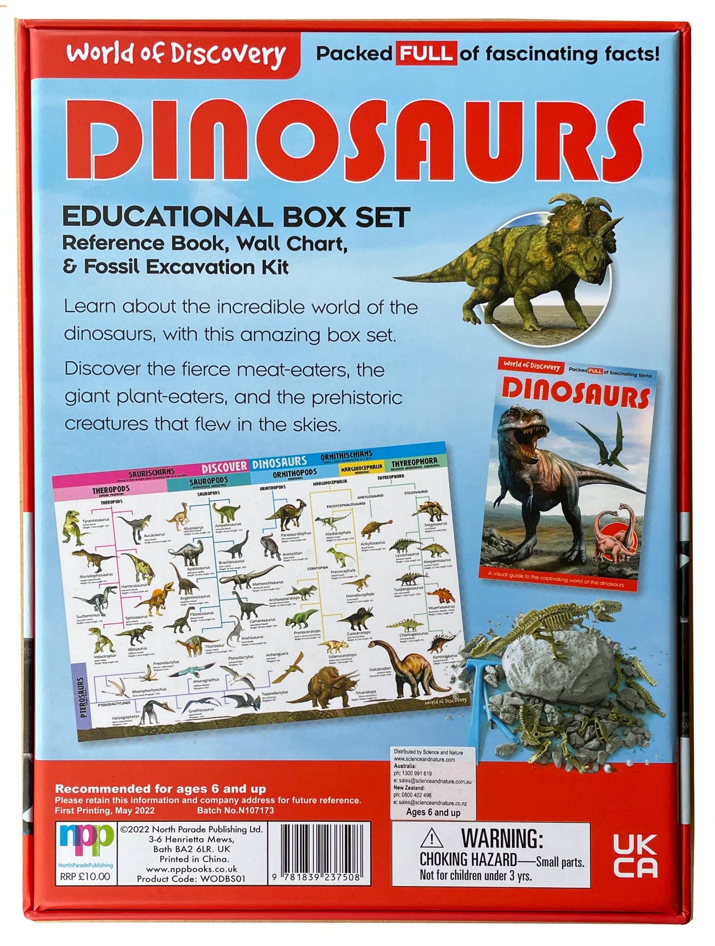 Dinosaurs Educational Box set