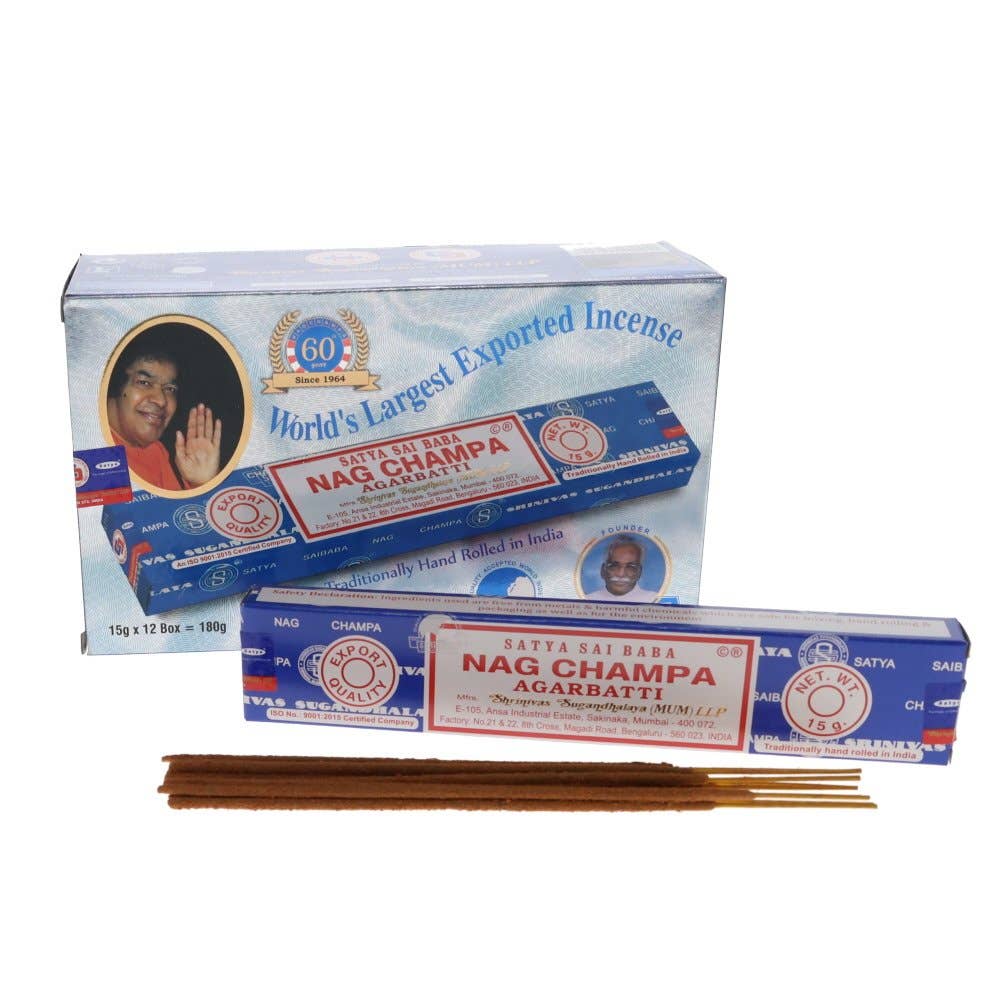 Nag Champa Incense 15gms Sticks Satya (MMB)