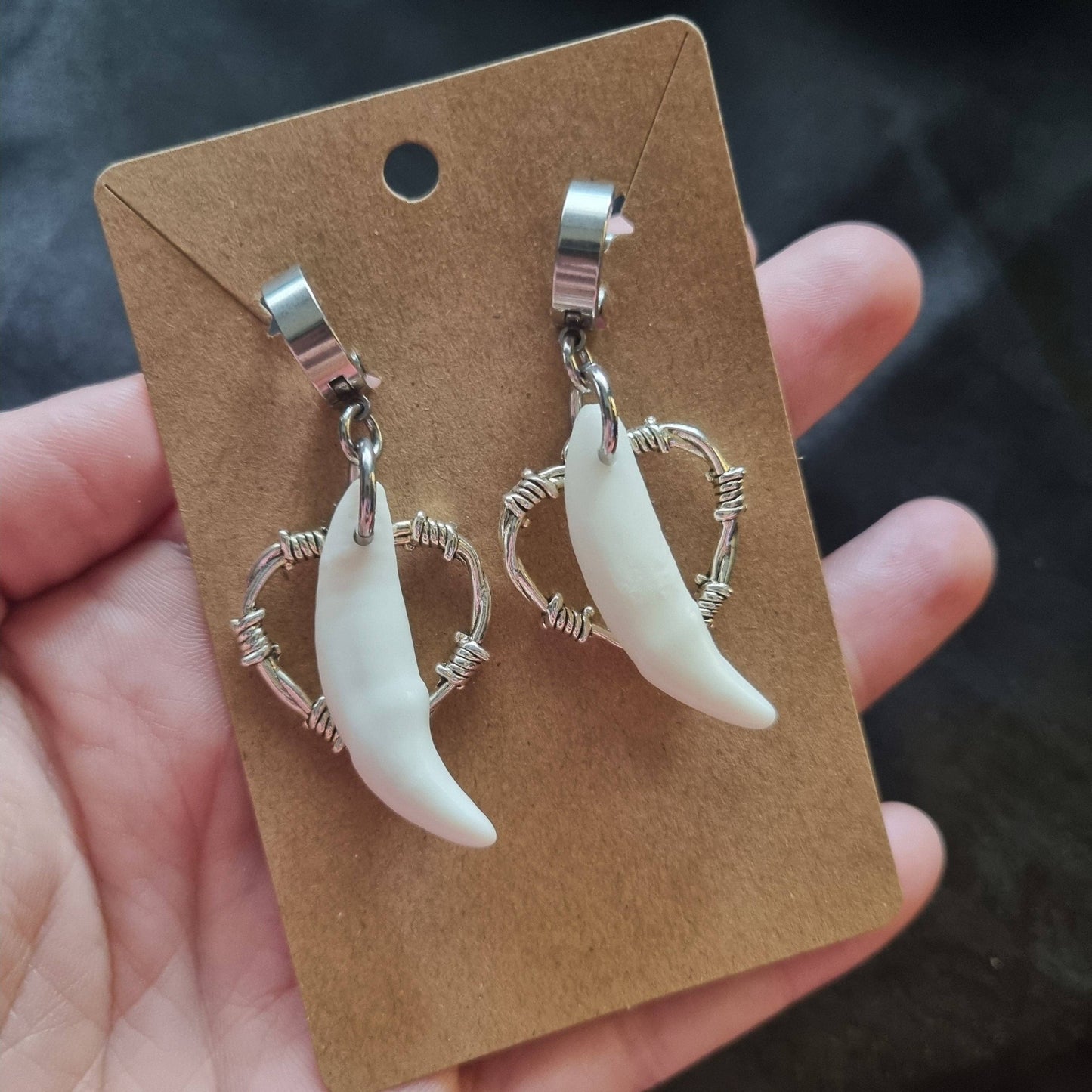 Coyote Teeth Earrings