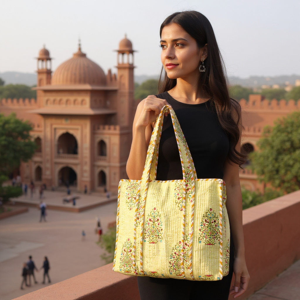 Azio Quilt Messenger Bag