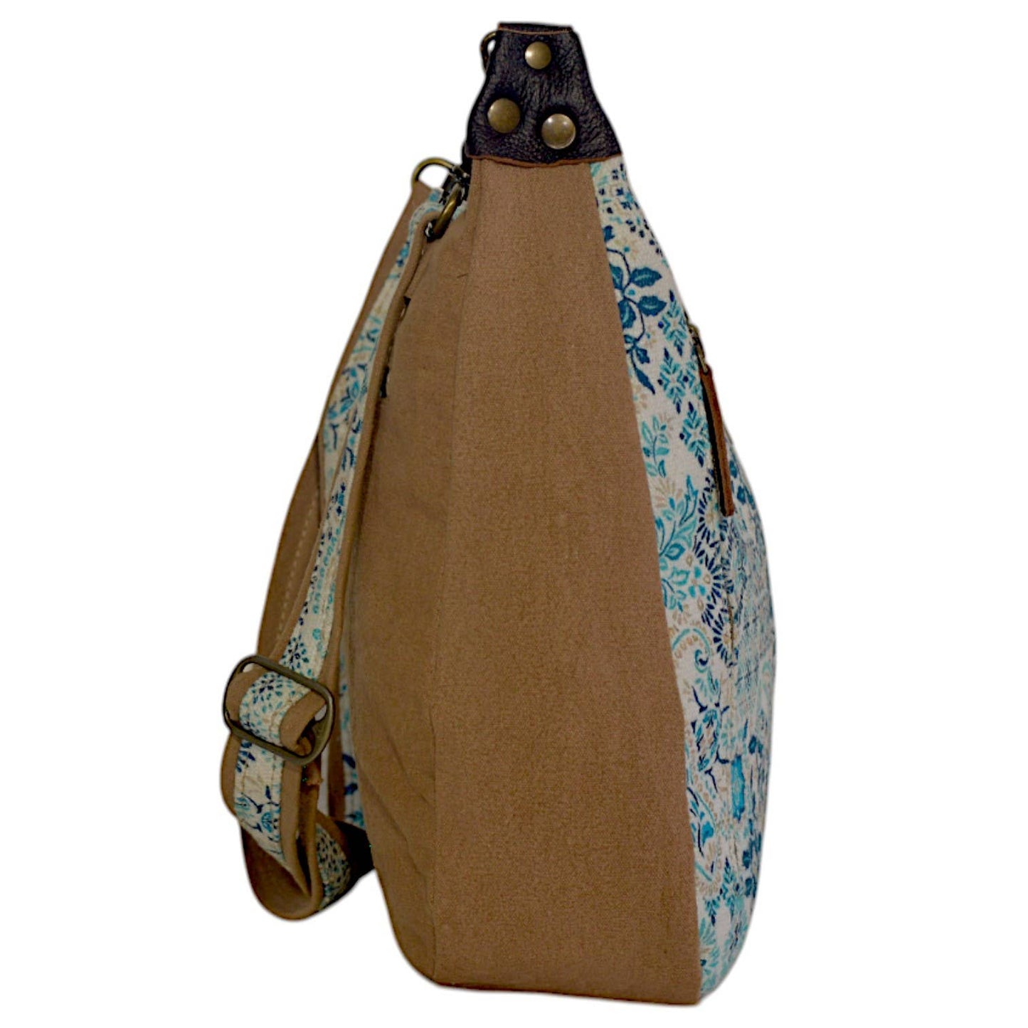 Canvas & Leather Qizo Shoulder Bag