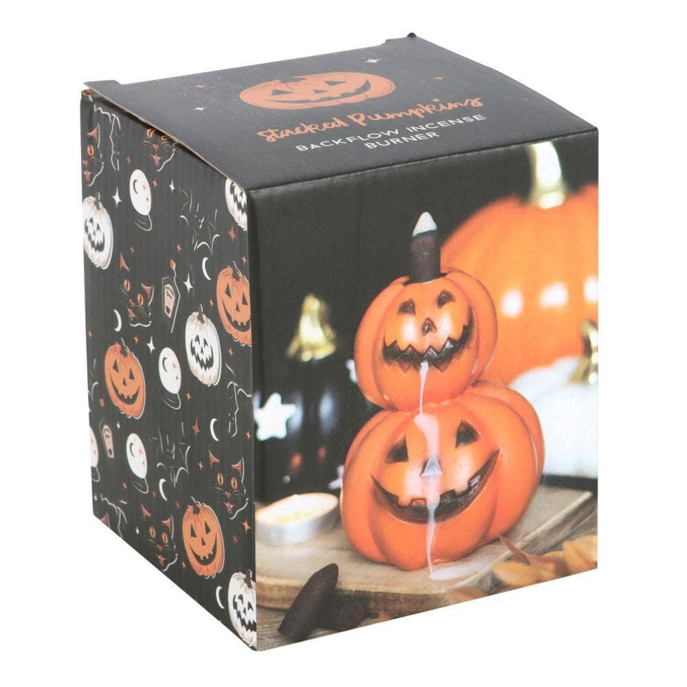 Stacking Pumpkins Backflow Resin Incense Burner