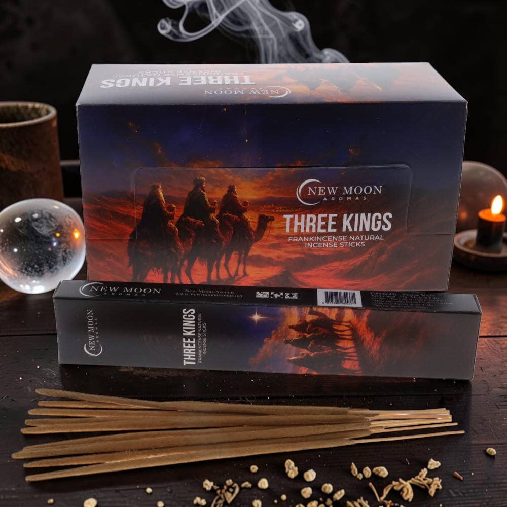 Three Kings Incense 15gms Sticks New Moon