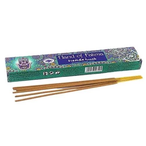 Hands of Fatima Incense 15gms Sticks Green Tree