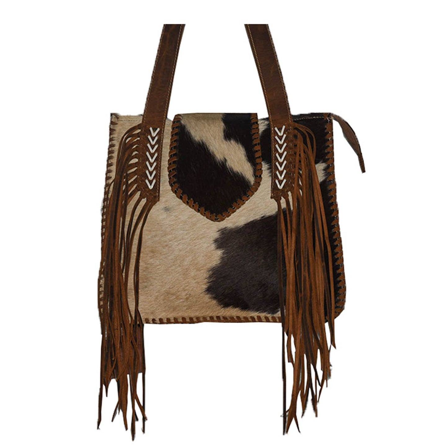 Leather Hairon Harry Messenger Bag