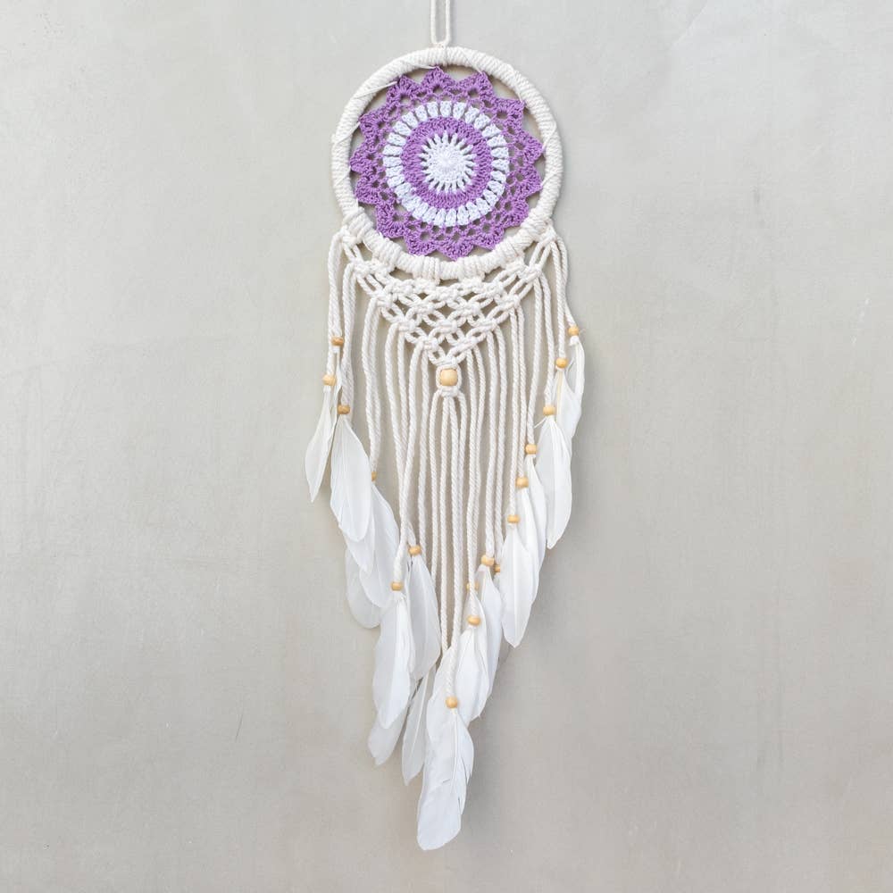 Crochet Macrame Dream Catcher Wall Hanging Dreamcatcher