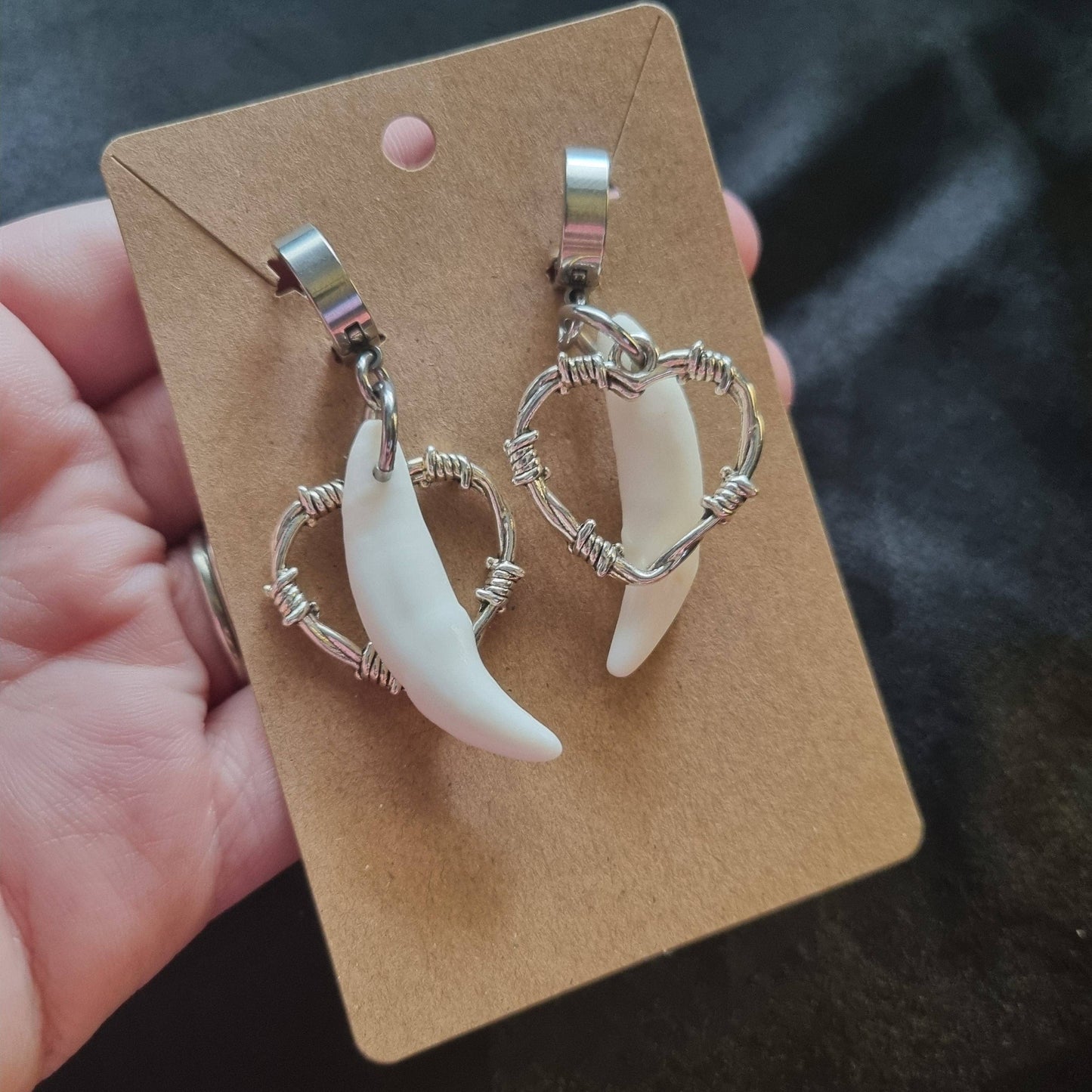Coyote Teeth Earrings