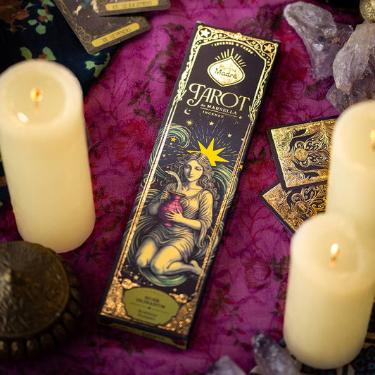 Musk Frankincense Tarot of Marselle Incense 8 Sticks Sagrada