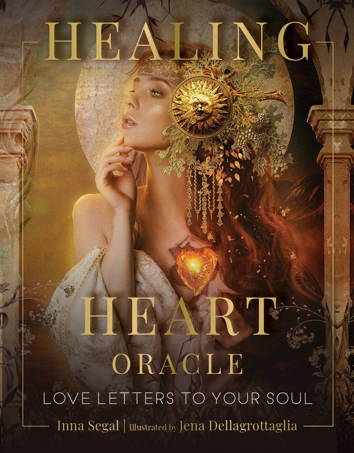 Healing Heart Oracle: 36 Gilded Cards & 96 Page Guidebook