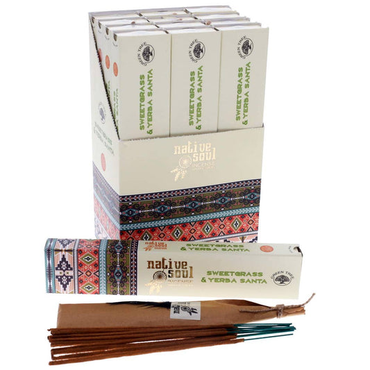 Native Soul 15gms - Sweet Grass and Yerba Santa Incense