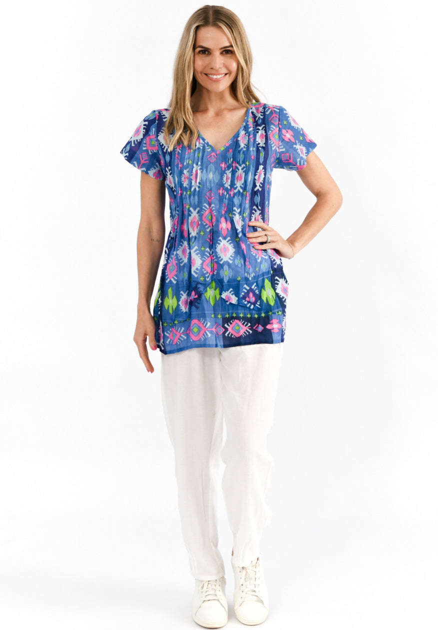 Kayla Blouse Persian Border