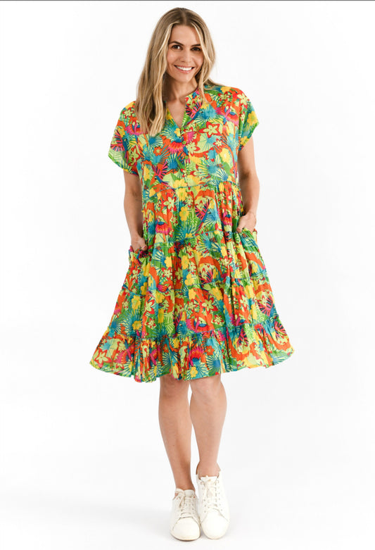 Leela Dress tropical 1