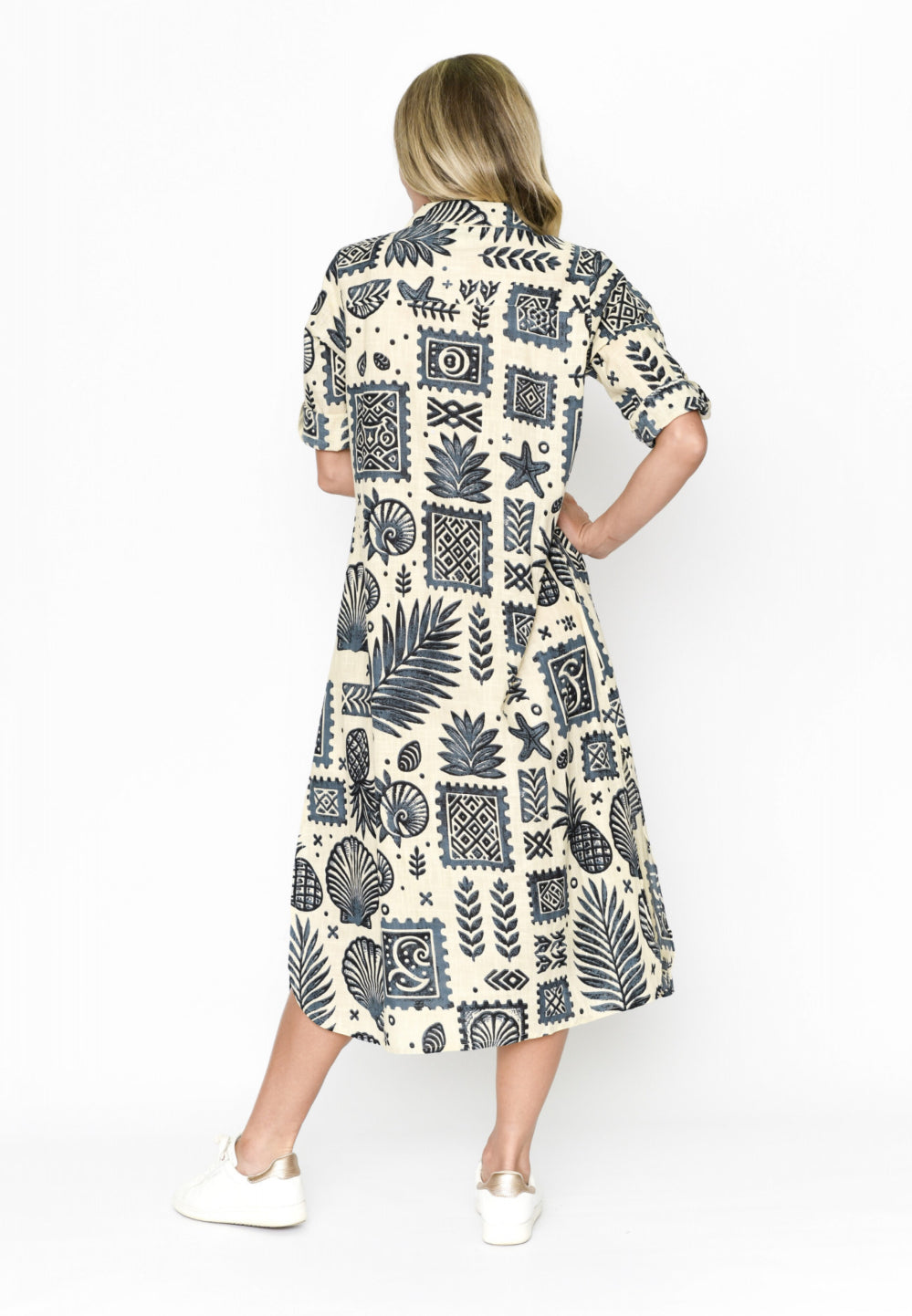 Sofia shirt Dress Ocean