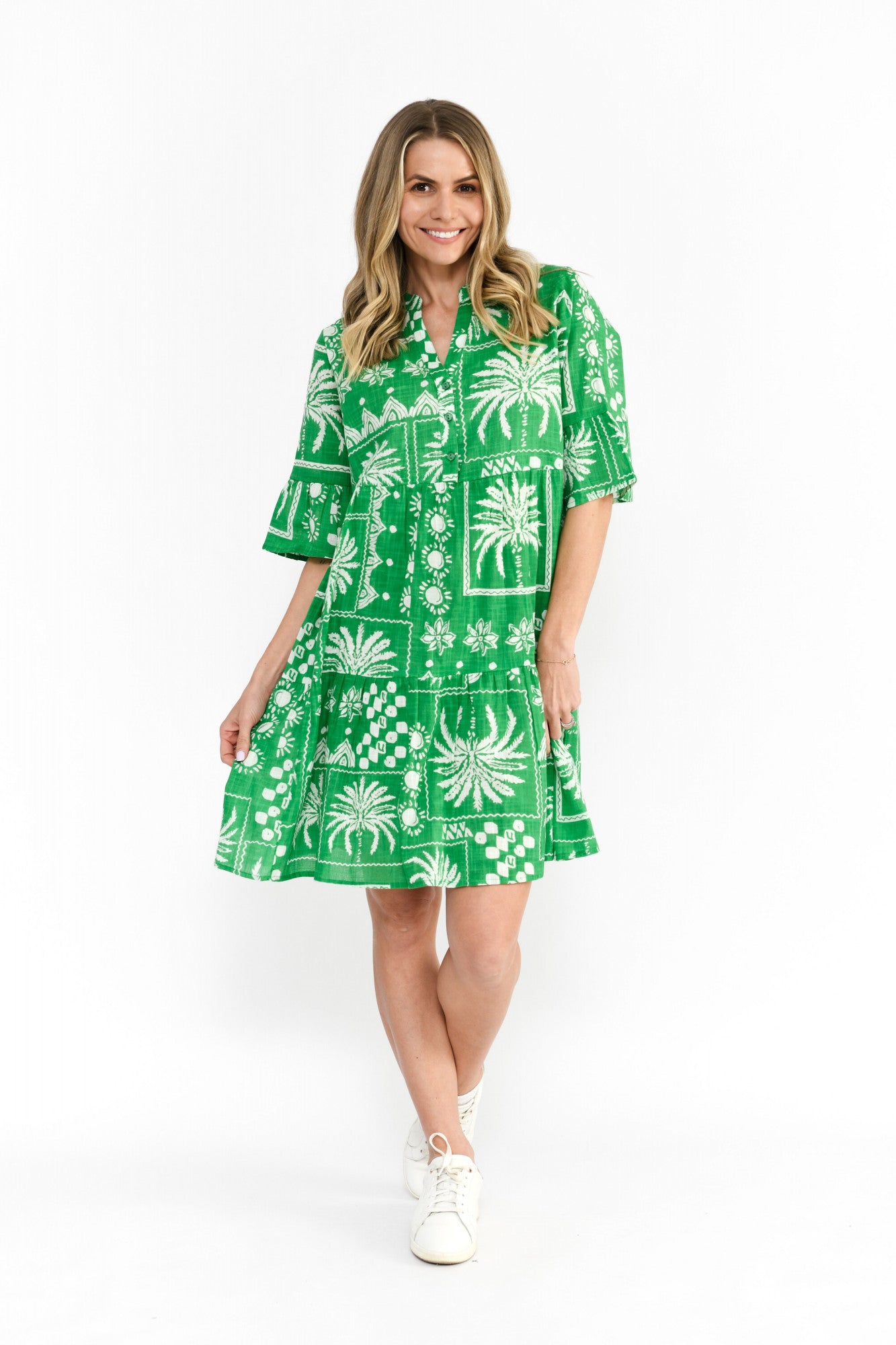 Maya Dress Green