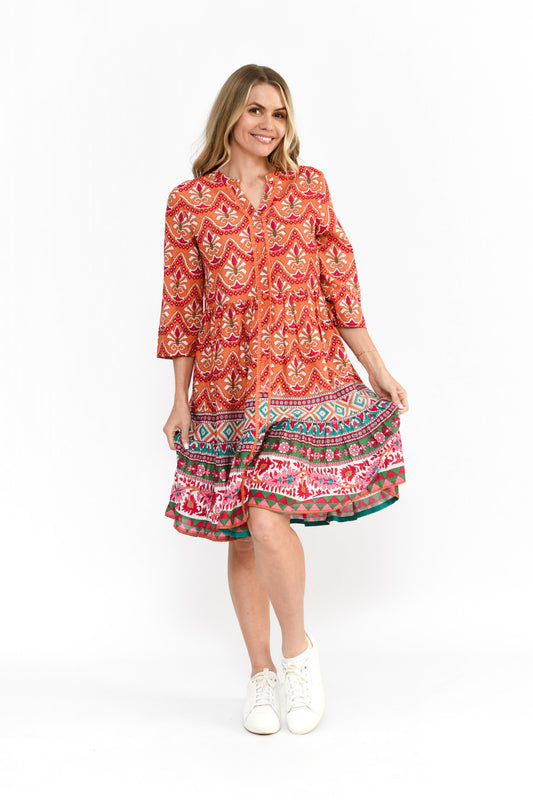 Vivian Dress Gujrat Border