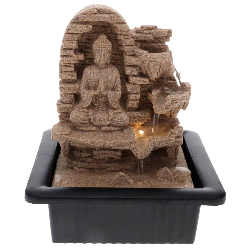 Buddha Fountain with Light