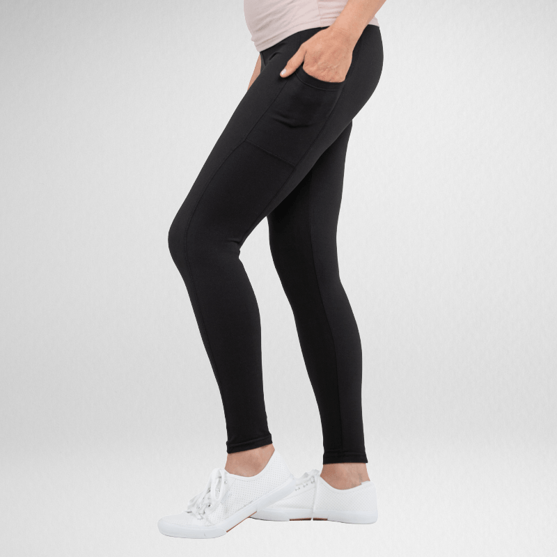 Black Deluxe Pocket Leggings