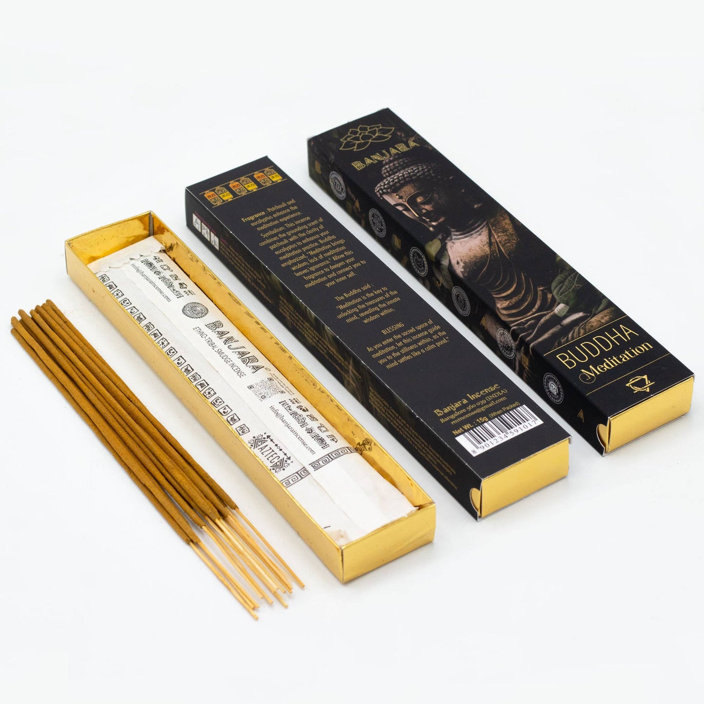 Meditation Buddha Incense Sticks 15gms Banjara