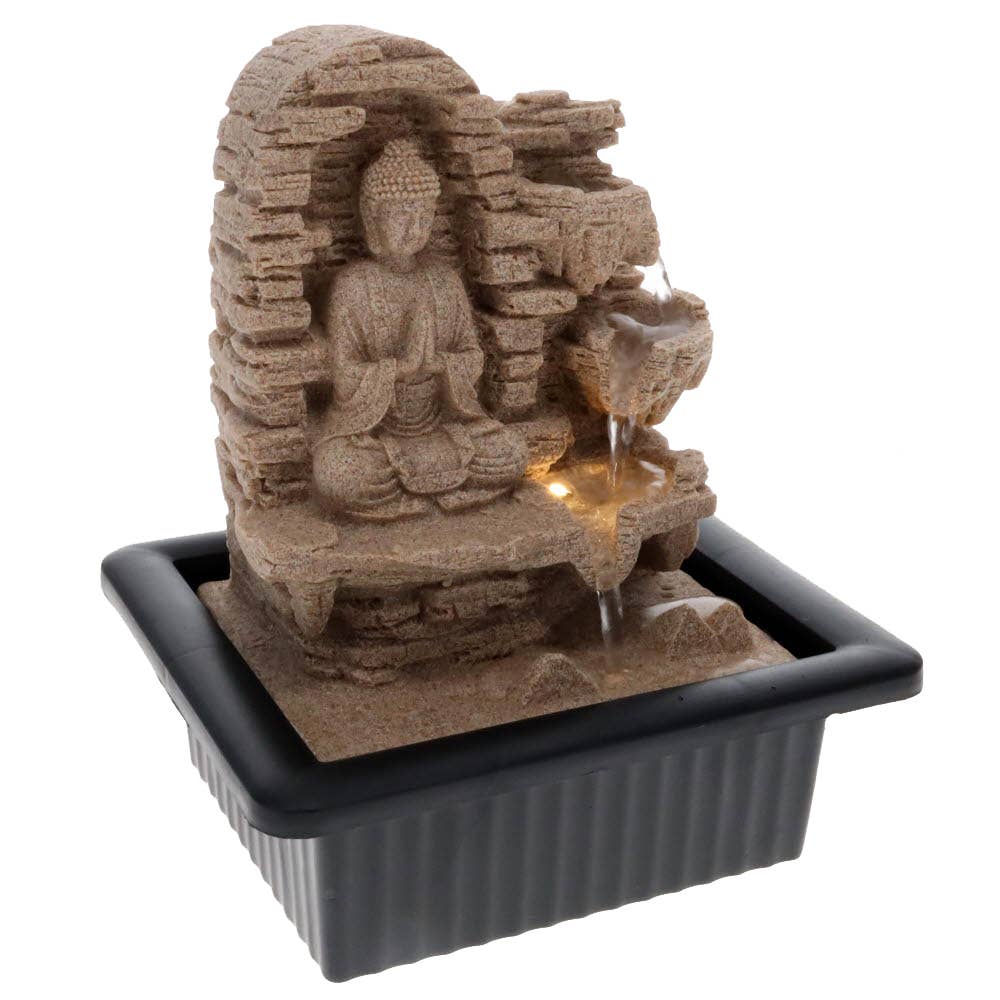 Buddha Fountain with Light
