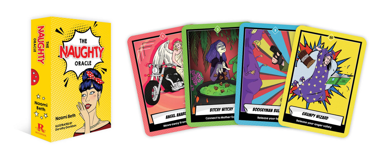 The Naughty Oracle (44 Full-Color Cards & 128-Page Book)