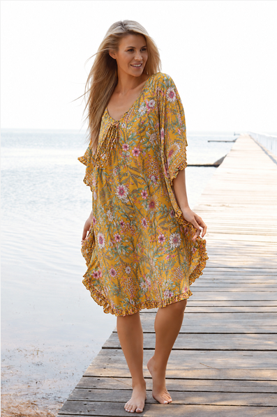 Boho Kaftan Dress