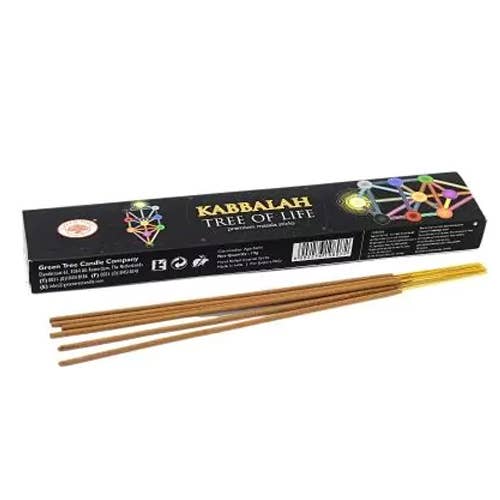 Kabbalah Tree of Life Incense 15gms Sticks Green Tree